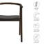 Chaise en cuir et bois Henry-109729063