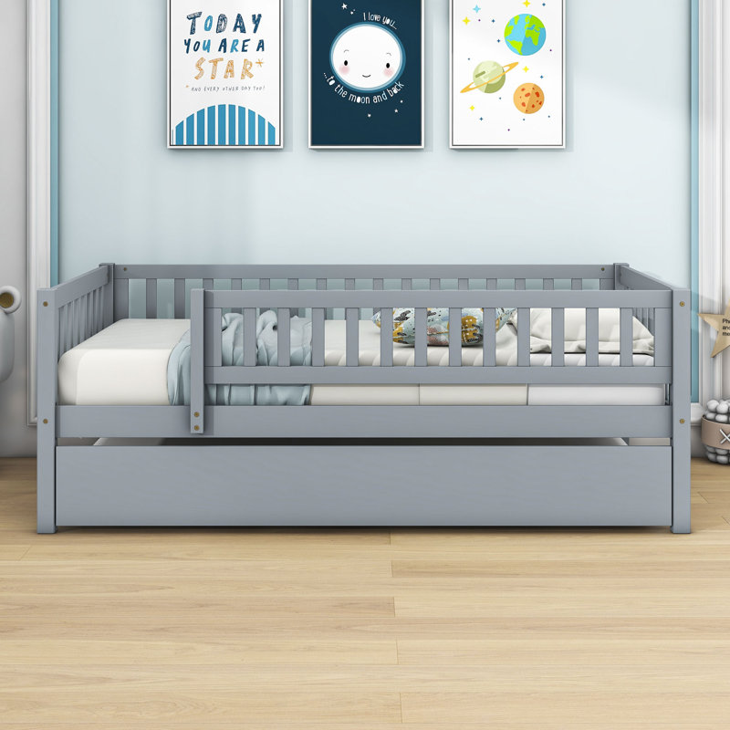 Alene Daybed with Trundle, Gray, Twin