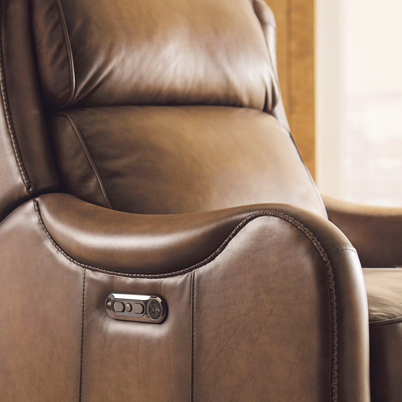 Fauteuil inclinable électrique Carrington avec repose-tête électrique, Nature