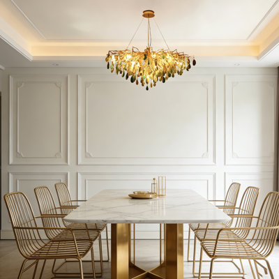 Lustre en pierre 11 couleurs