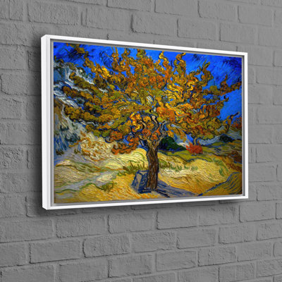 Green Art Canvas Reproduction Poster Featuring The Mulberry Tree Wall Art Inspired by Van Gogh Perfect for Personalized Grandma Gift