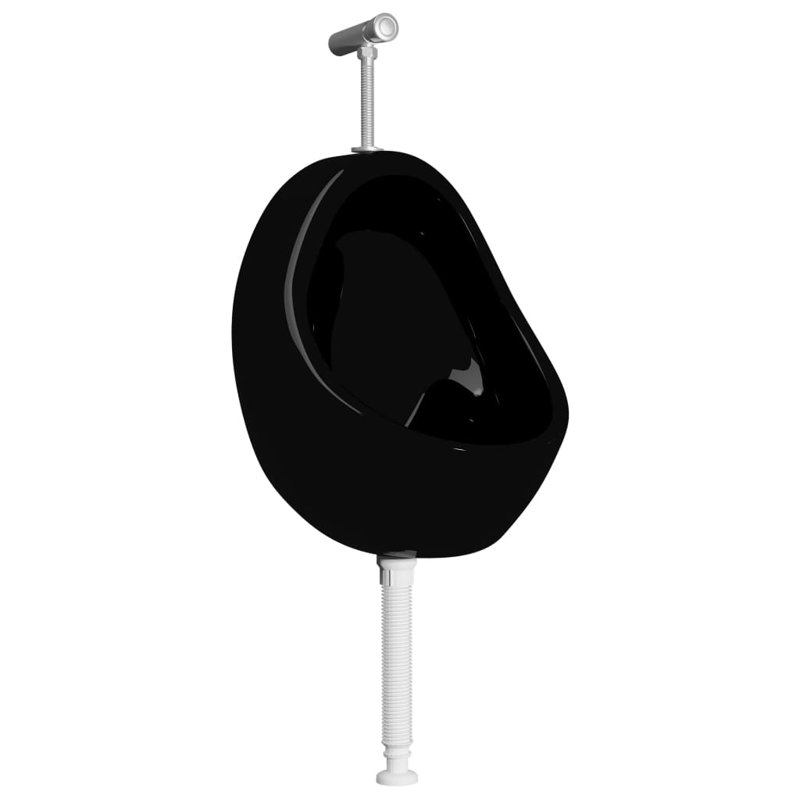 Jackman Ceramic Urinal, Black