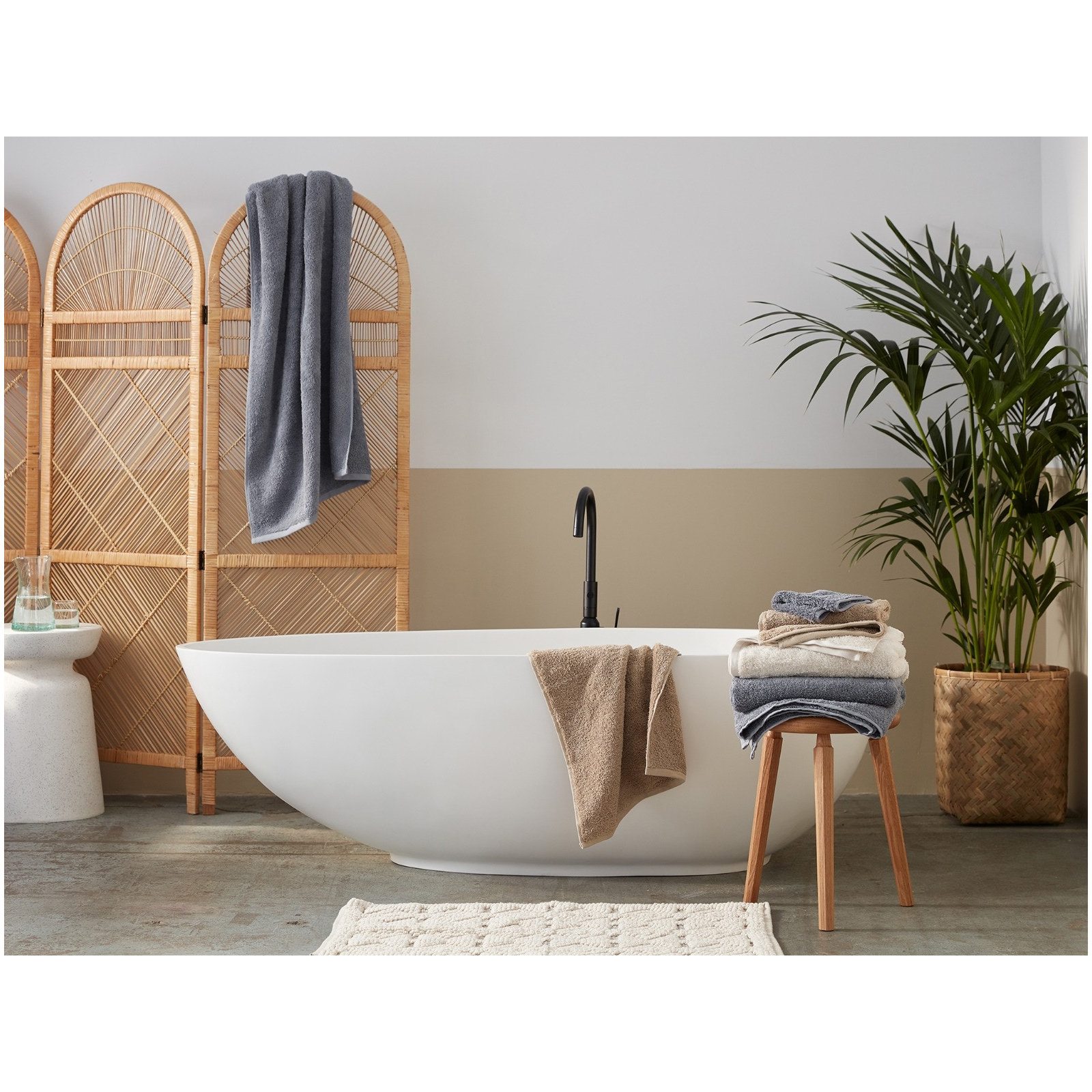 Cloud Loom Organic Bath Towel, Alpine White, Bath Sheet - 1 Pack