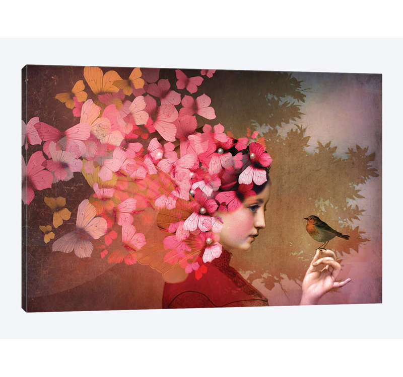 «Friendship» par Catrin Welz-Stein, impression sur toile tendue, 26 po x 40 po x 1,5 po, Toile tendue