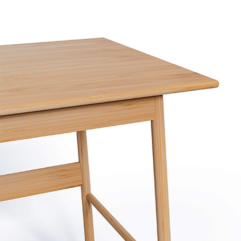 Nouveau bureau d'ordinateur, bureau d'écriture en bambou, bureau de travail simple et moderne pour bureau à domicile, bureau de bureau