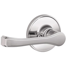 Levier de porte de passage Dexter, Chrome poli