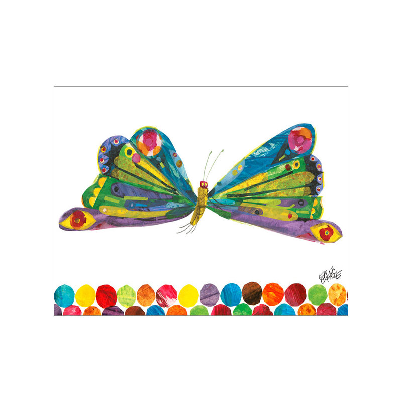 Art sur toile papillon par eric carle