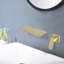 Robinet pour salle de bain mural à poignée simple-113953276