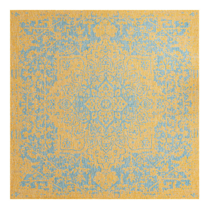 Jill Zarin Dubai Indoor/Outdoor Rug, Square 10'8"