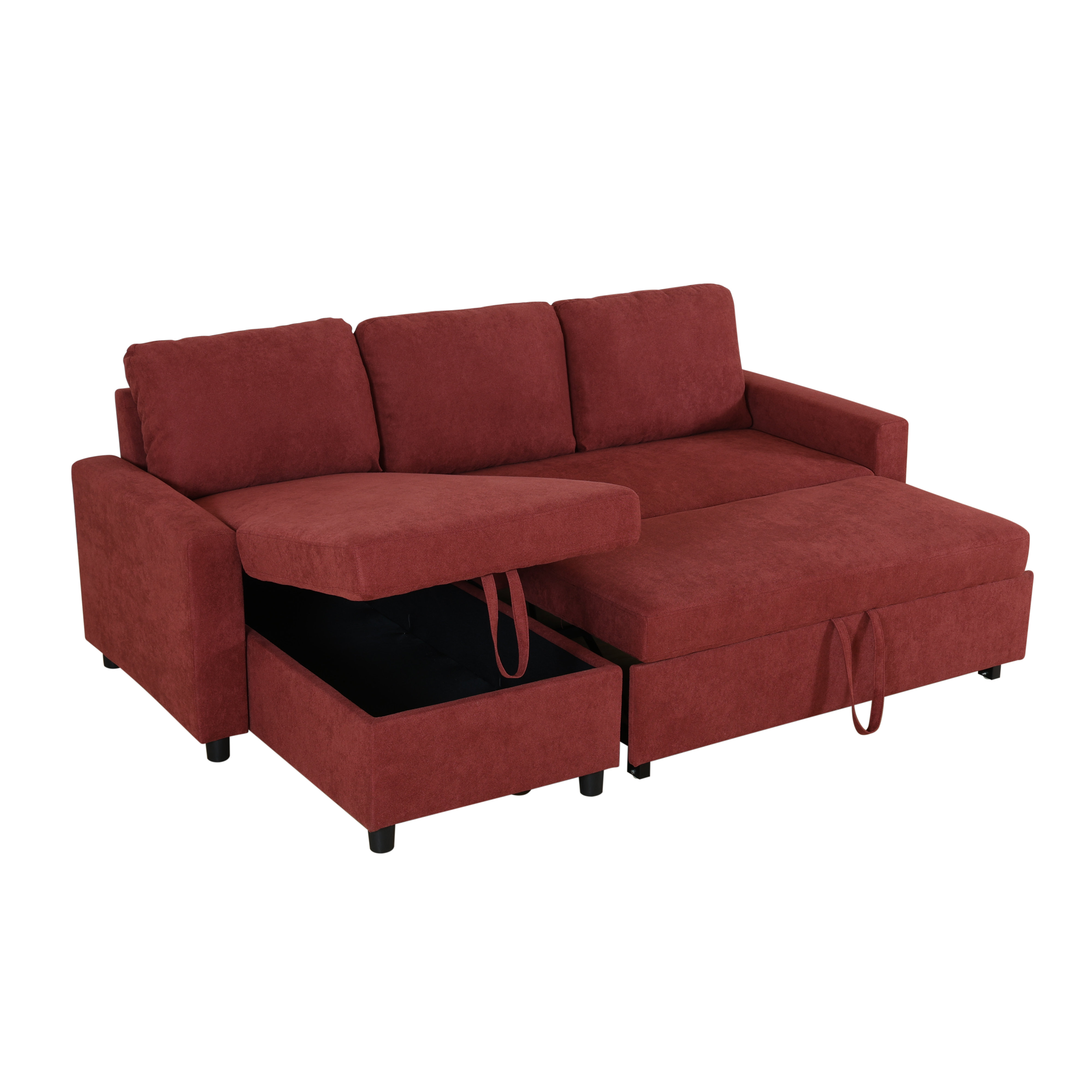 Latitude Run® Carlheinz Square Arm Storage Sofa Bed & Reviews | Wayfair