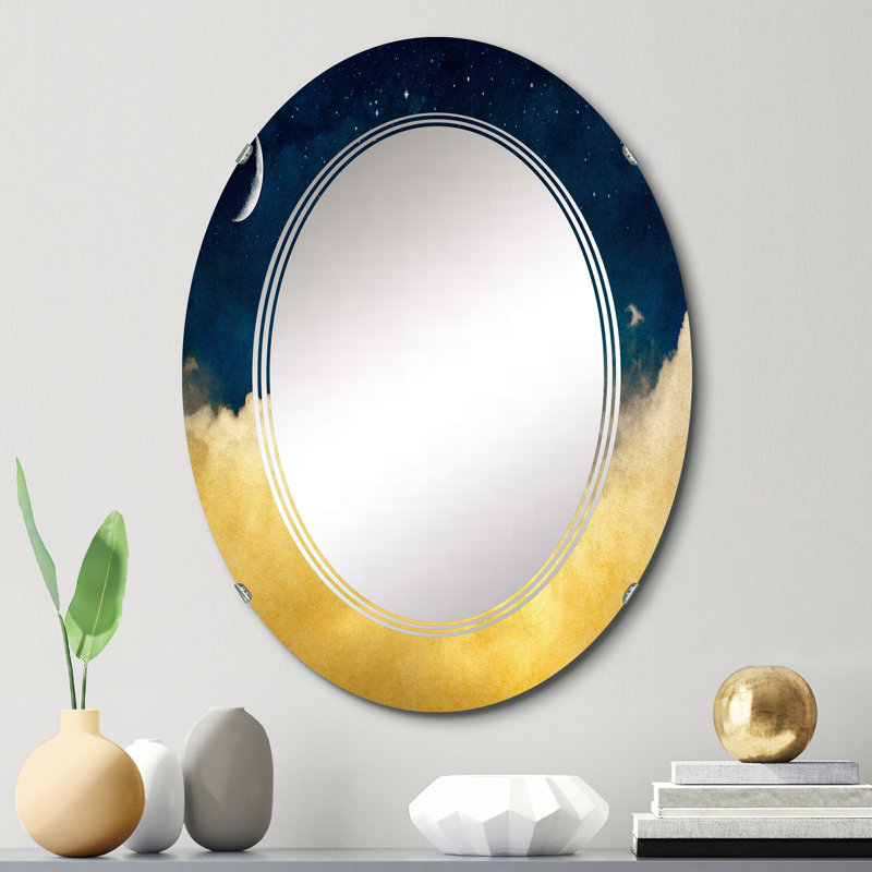 Miroir de salle de bain ovale mural, 30 po x 20 po
