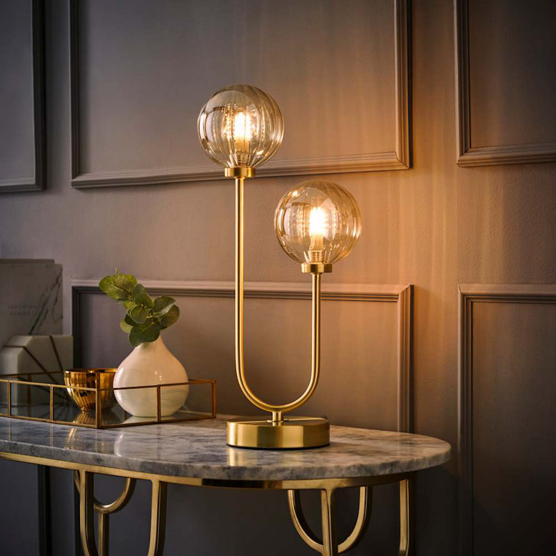Glass Table Lamp, No