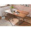 Sydney Sheesham and Rosewood Rectangular Wood Top Dining Table with Stainless Steel Base-50134900-50134901-50134902