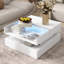 Table basse à plateau relevable U-Can avec 2 tiroirs (table basse incluse, sans chaises)-260224692