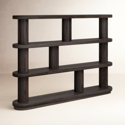 Casimir Wide Geometric Bookcase