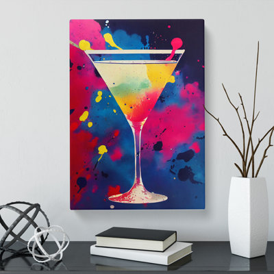 Cocktail Splatter Vol.2 - Wrapped Canvas
