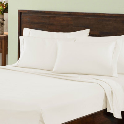 Ensemble de draps 1000 fils en mélange de coton