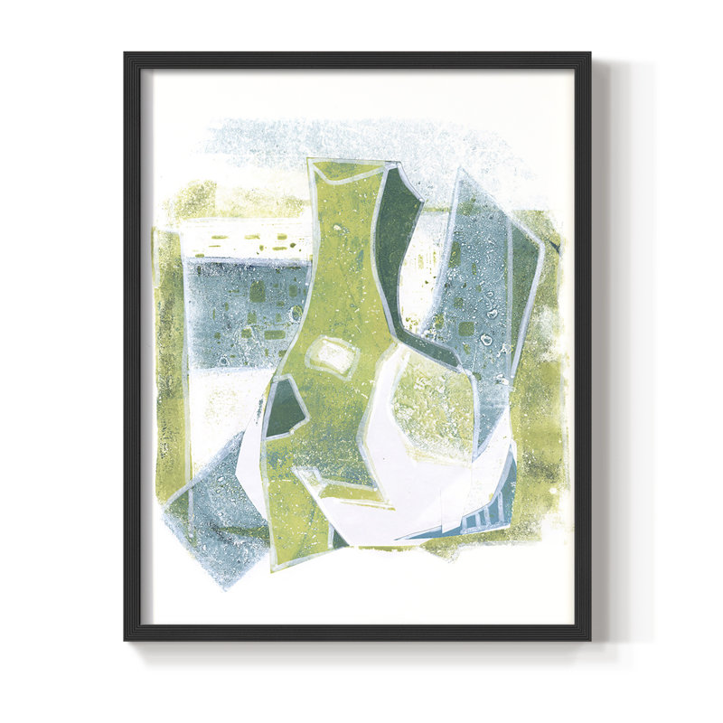 «Jubilee Jugs IV», reproduction encadrée - bois massif, Noir, H 28 po x l 22 po