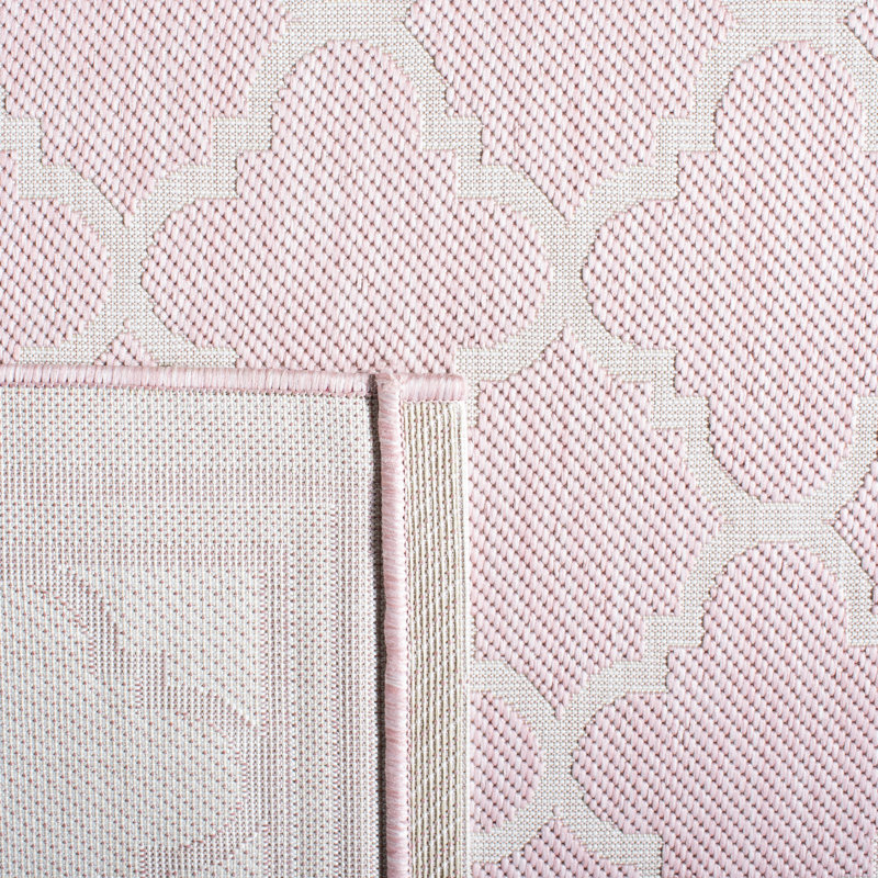 Tapis d'intérieur / extérieur à motif géométrique Brinnley, Rectangle 8 pi x 10 pi
