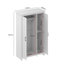Limestone 3 Door Manufactured Wood Wardrobe-321742543