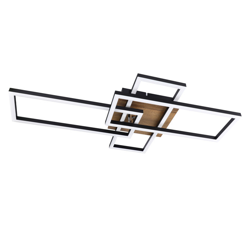 Darnee Metro Lane Flush Ceiling Light, 3-Lights