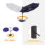 Parasol lumineux en porte-à-faux 132 po Darcie-May-437990483