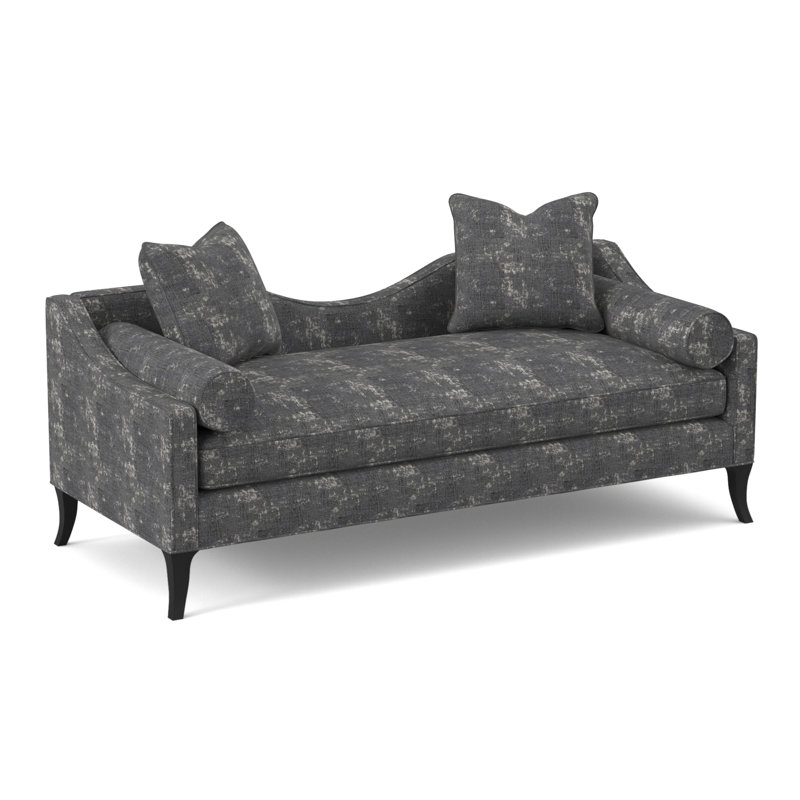 Audrey Chaise Lounge, Venice 100% Polyester, Espresso