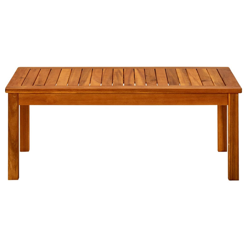 Alexadra Solid Wood Frame Single Coffee Table, 14.2" H x 27.6" L x 15.7" W