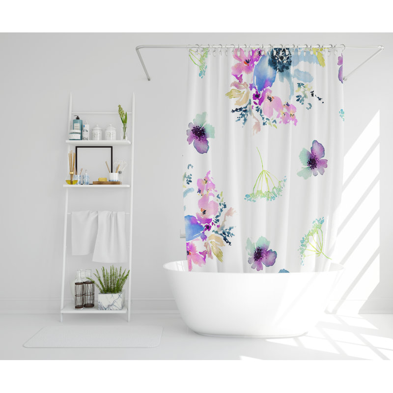 Payson Polyester Shower Curtain, 168cm H x 168cm W