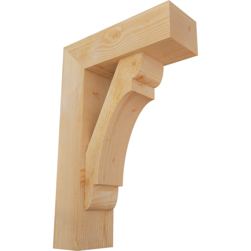 Support de bloc olympique avec entretoise décalée, 36 x 24, Sapin Douglas de l 8 po (scié brut)