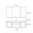 American retro style bathroom cabinet.-111620223