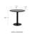 Abode Round with Steel Base Dining Table-2094769234-2094577850