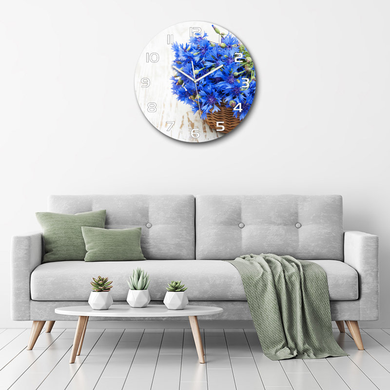 Jonetta Glass Wall Clock
