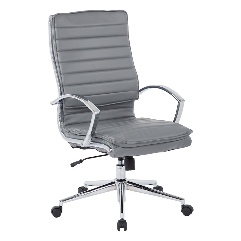 Fauteuil de conférence en similicuir Pro-Line II, Anthracite