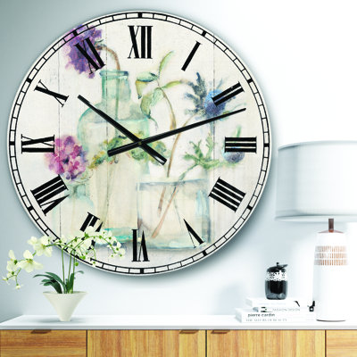 Horloge murale Swigart Farmhouse