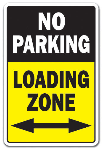 SignMission No Parking Loading Zone Decal | Wayfair