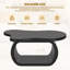 Table basse Modern Cloud avec plateau épais de 1,5 po-2067078620