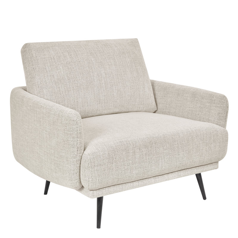 Karaka 37.5'' Wide Oversized Armchair accent chair single seat sofa for living room, Hoary Chenille
