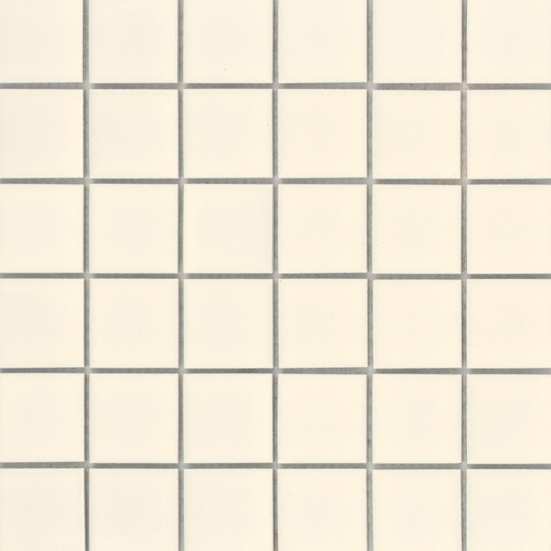 Catch 12 x 12 Ceramic Mosaic Sheet, Ivory