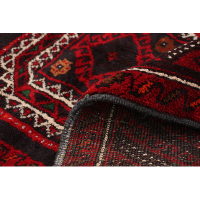 Bollig One-of-a-Kind 3'3" X 6'4" New Age Wool Area Rug in Red