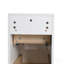 12" Freestanding Bathroom Storage Cabinet, 3-Soft Close Drawer, Glossy White,(Kd-Packing)