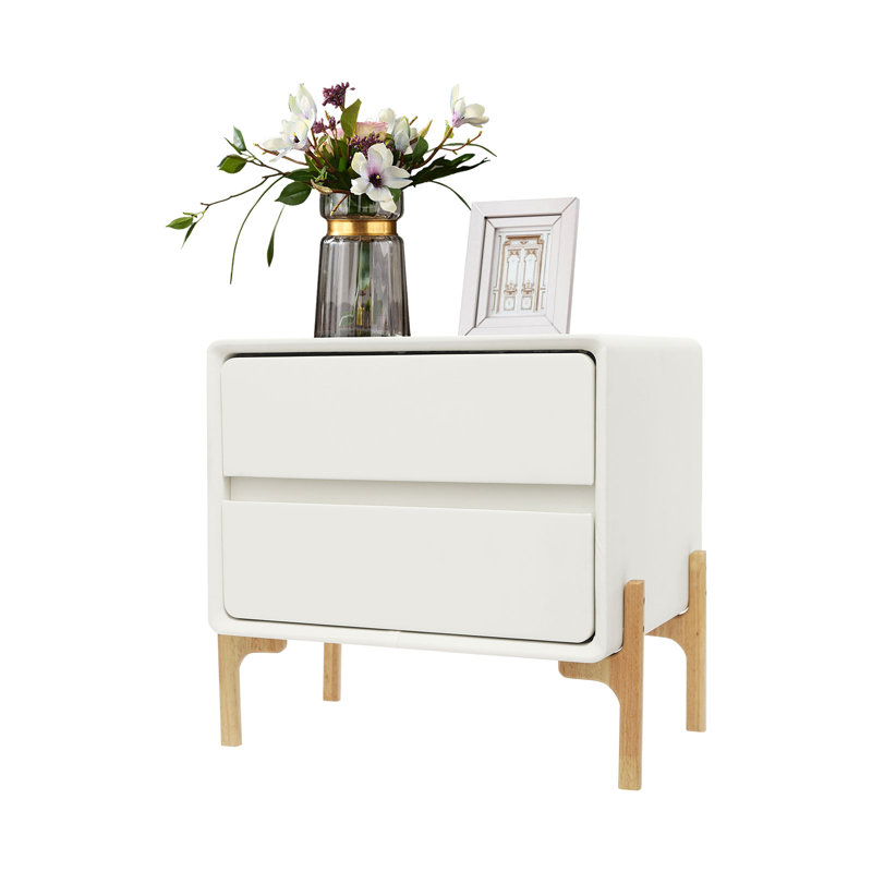 19.68" 2 Drawer Nightstand