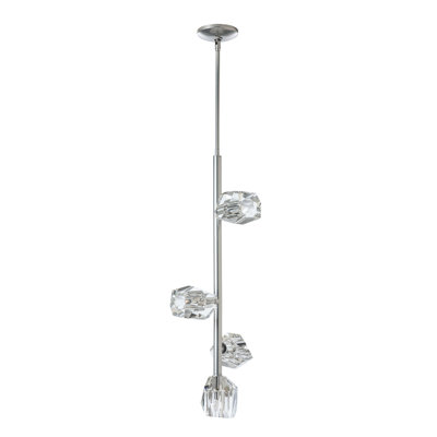 Luminaire suspendu géométrique à 4 lumières Gatsby