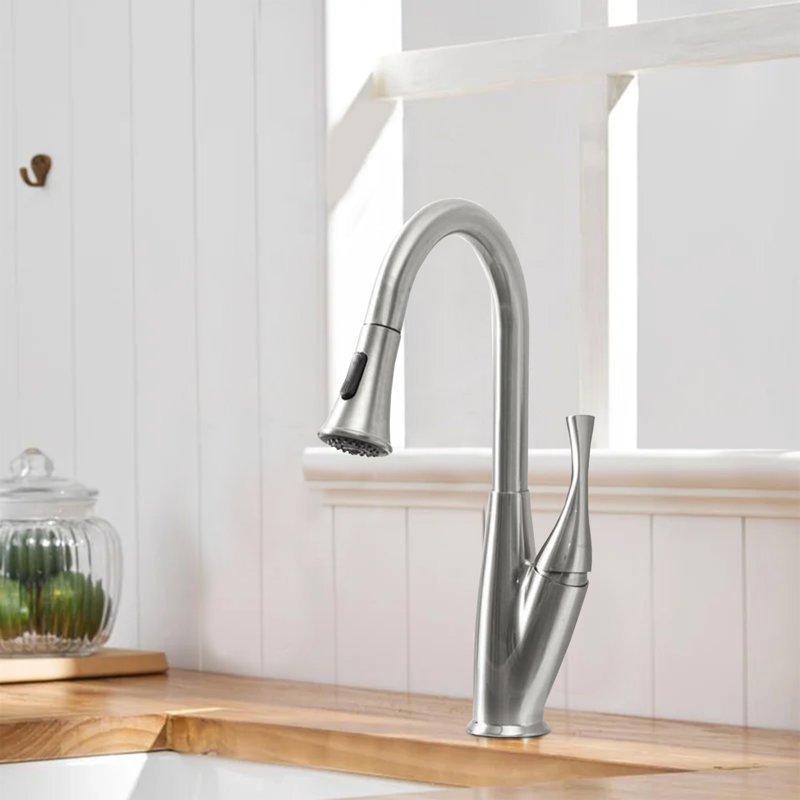 MD Bath Pull Down Kitchen Faucet