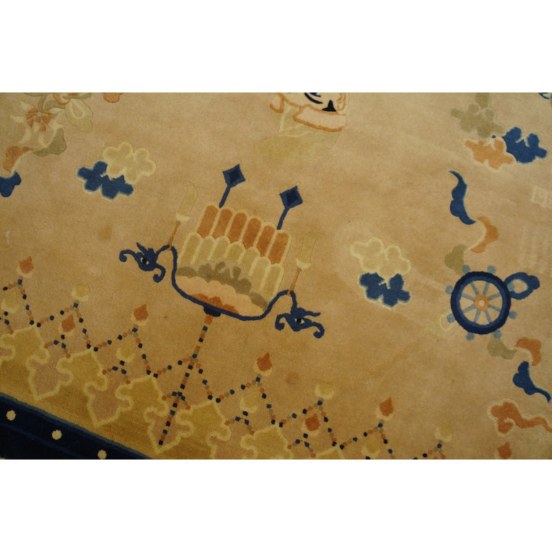 Tapis pilier chinois à motif artistique