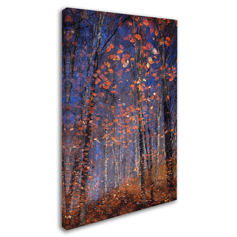 « automne leaves », reproduction d’impression sur toile tendue, H 24 po x l 16 po