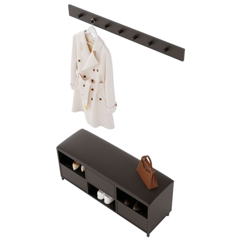 Wall 7 - Hook Coat Rack