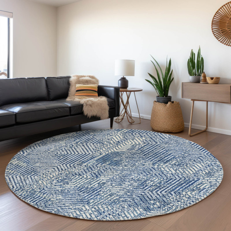 Tapis intérieur / extérieur Maliana, Rond 8 pi