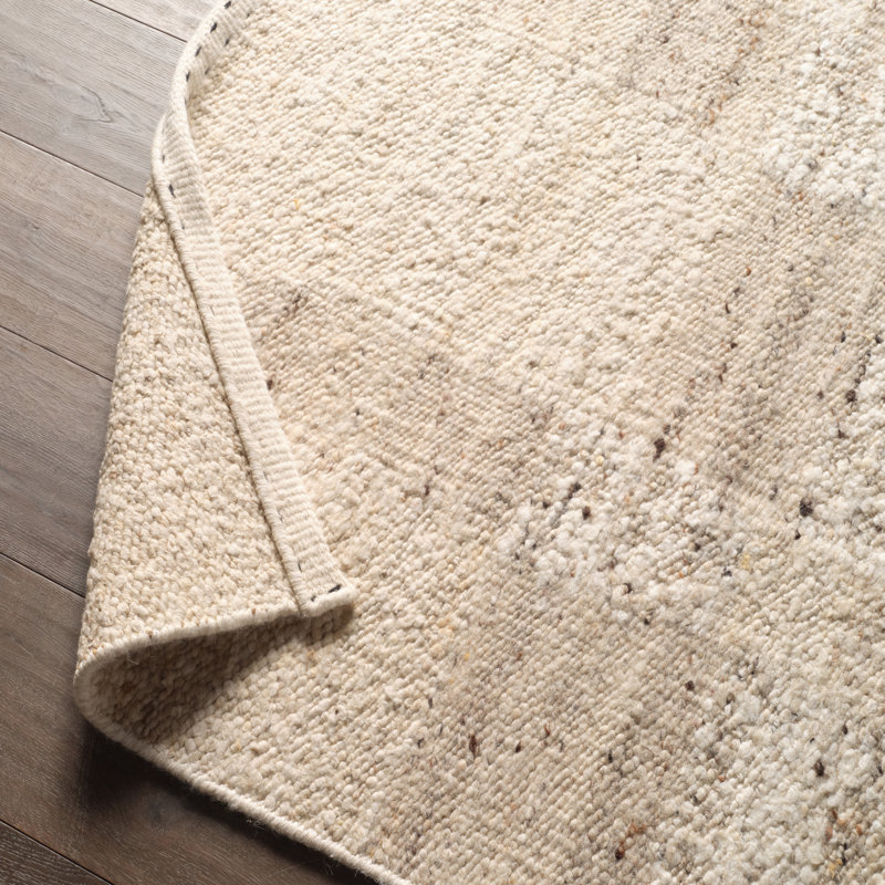Jaipur Living Llara LEO12 Handmade Stripes Tan Area Rug (9'x12'), Rectangle 8' x 10'