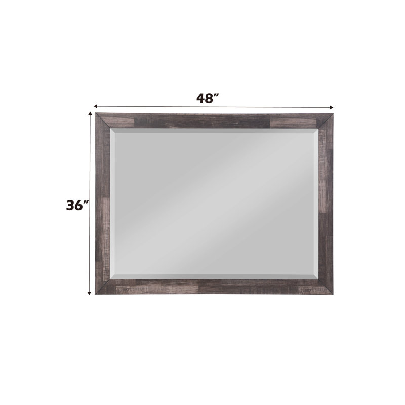 Miroir de coiffeuse en cerisier foncé Juniper